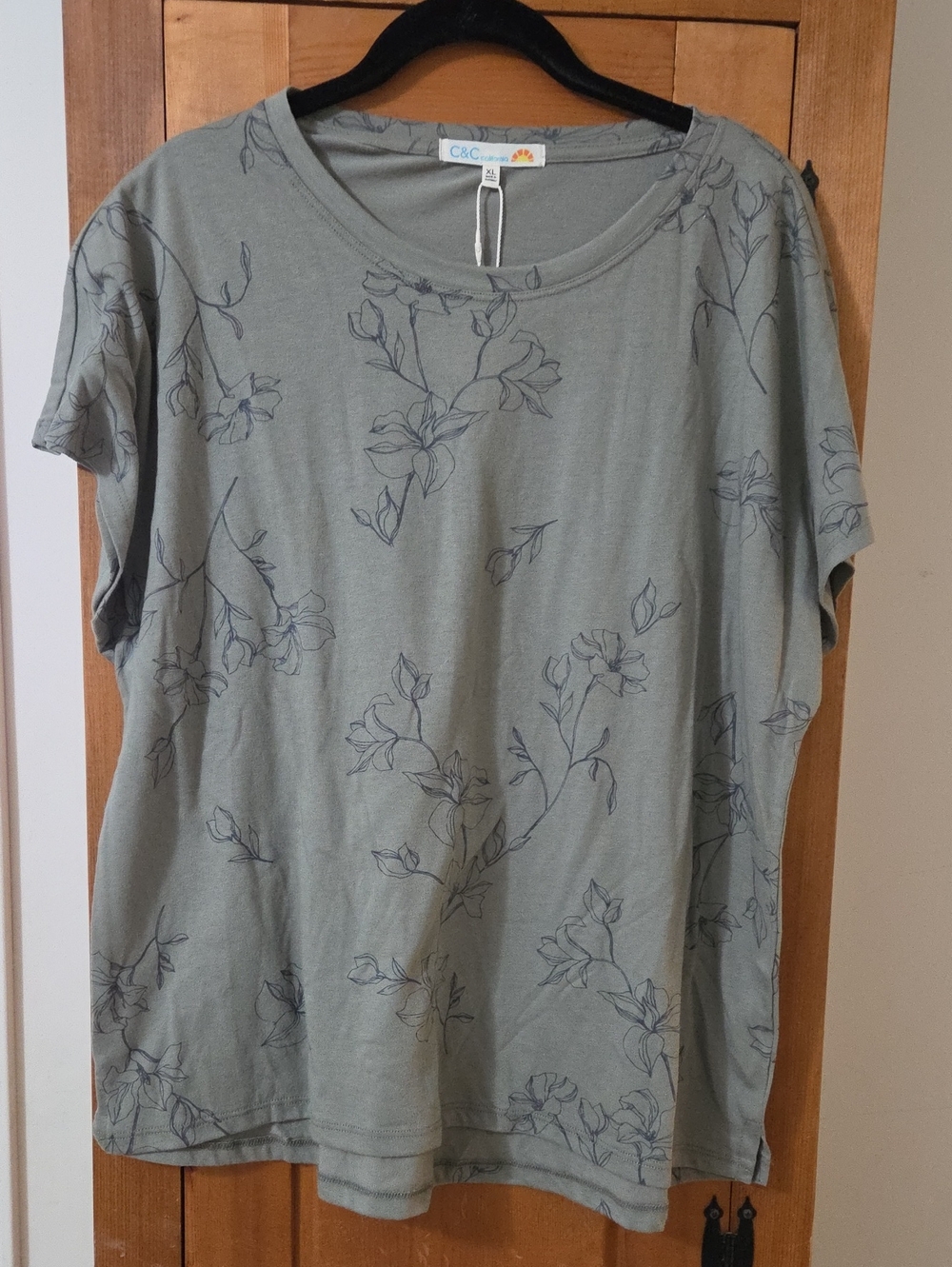 C&C California Sage Green Cap Sleeve
